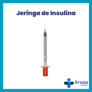 Jeringa desechable insulina