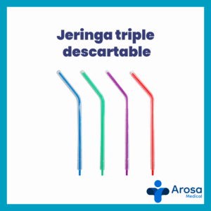 Jeringa triple descartable