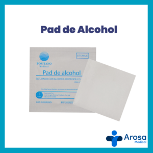 Toallitas antisépticas con alcohol al 70%