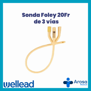 Sonda foley de 3 vías